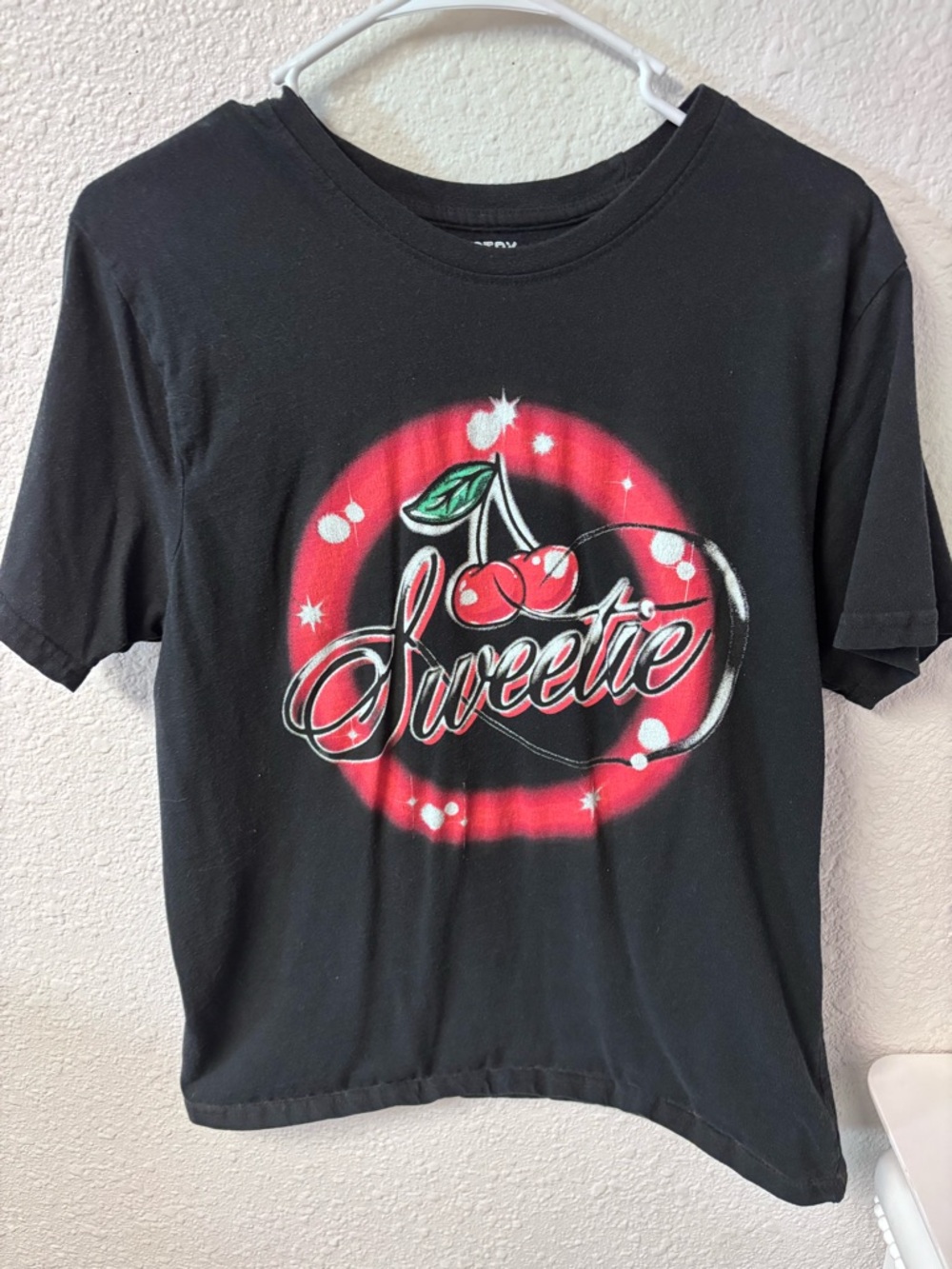 Chemistry Black Graphic Tee with White Print